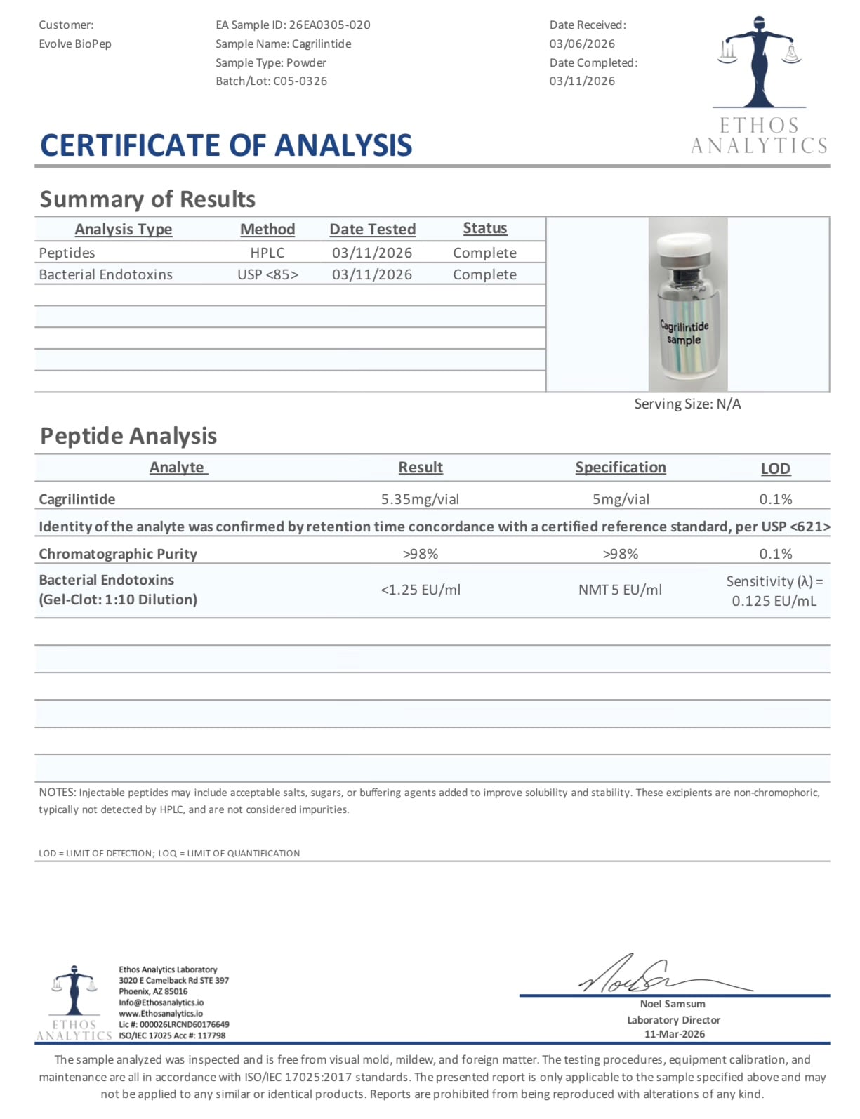 Cagri 5mg (unpretty pucks) Research Peptide - Image 2