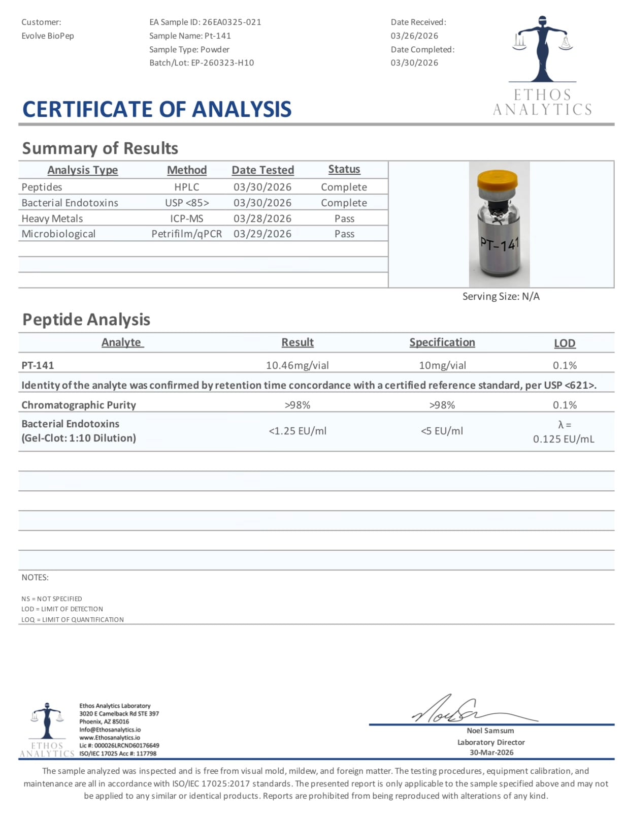 PT-141 10mg Research Peptide - Image 2