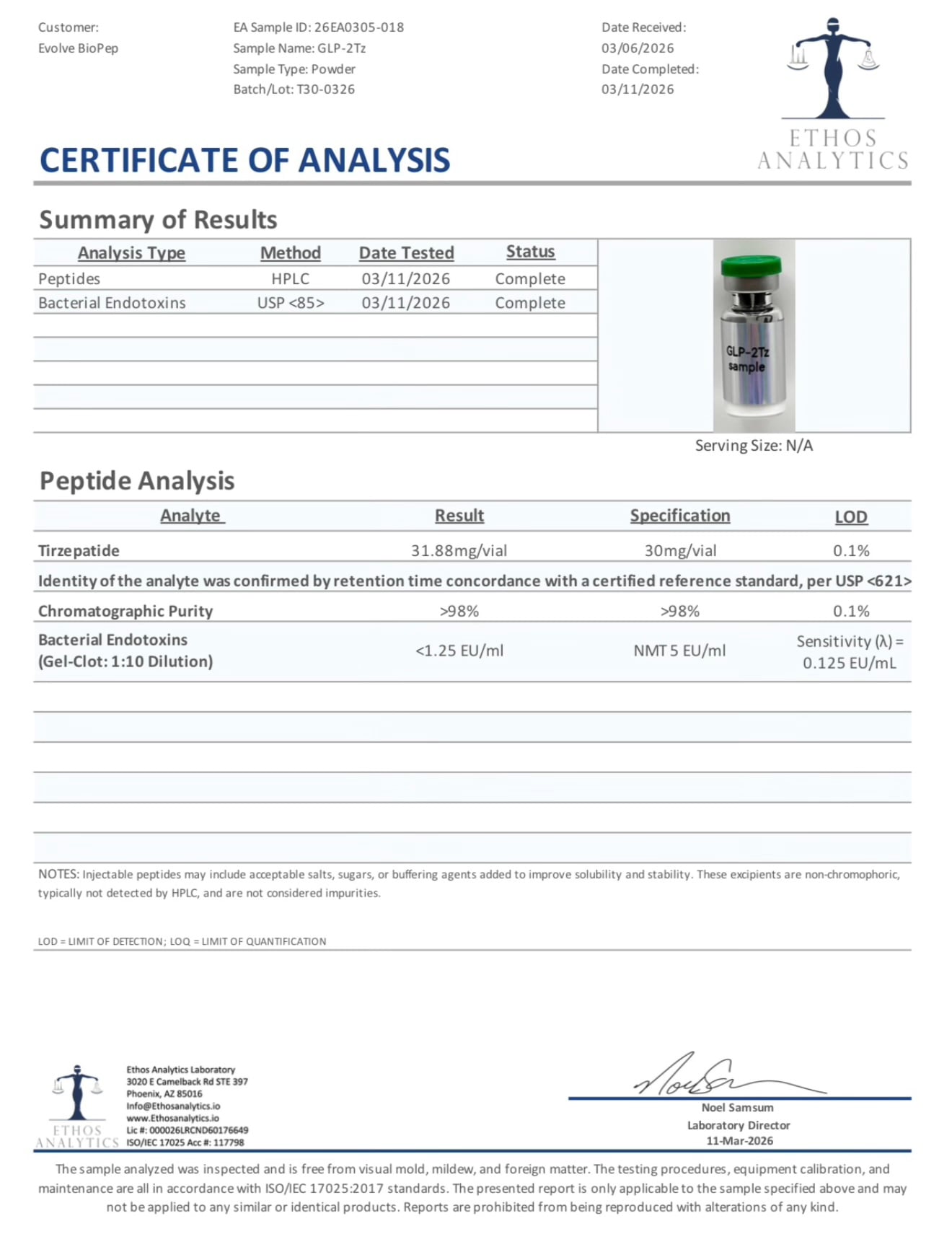 Tirz-30 | Dual Agonist Research Peptide 30mg - Image 2