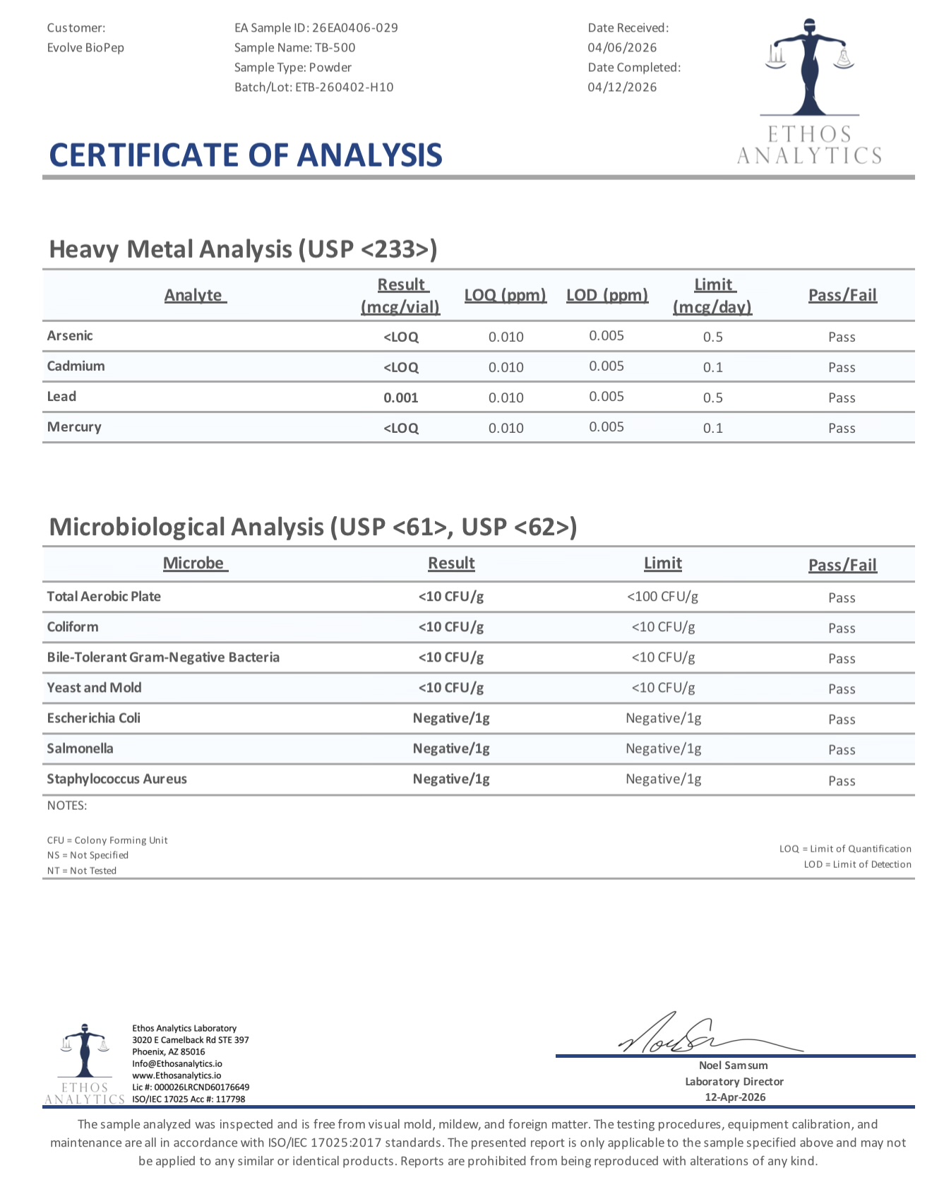TB500 Thymosin Beta 4 Research Peptide 10mg - Image 3