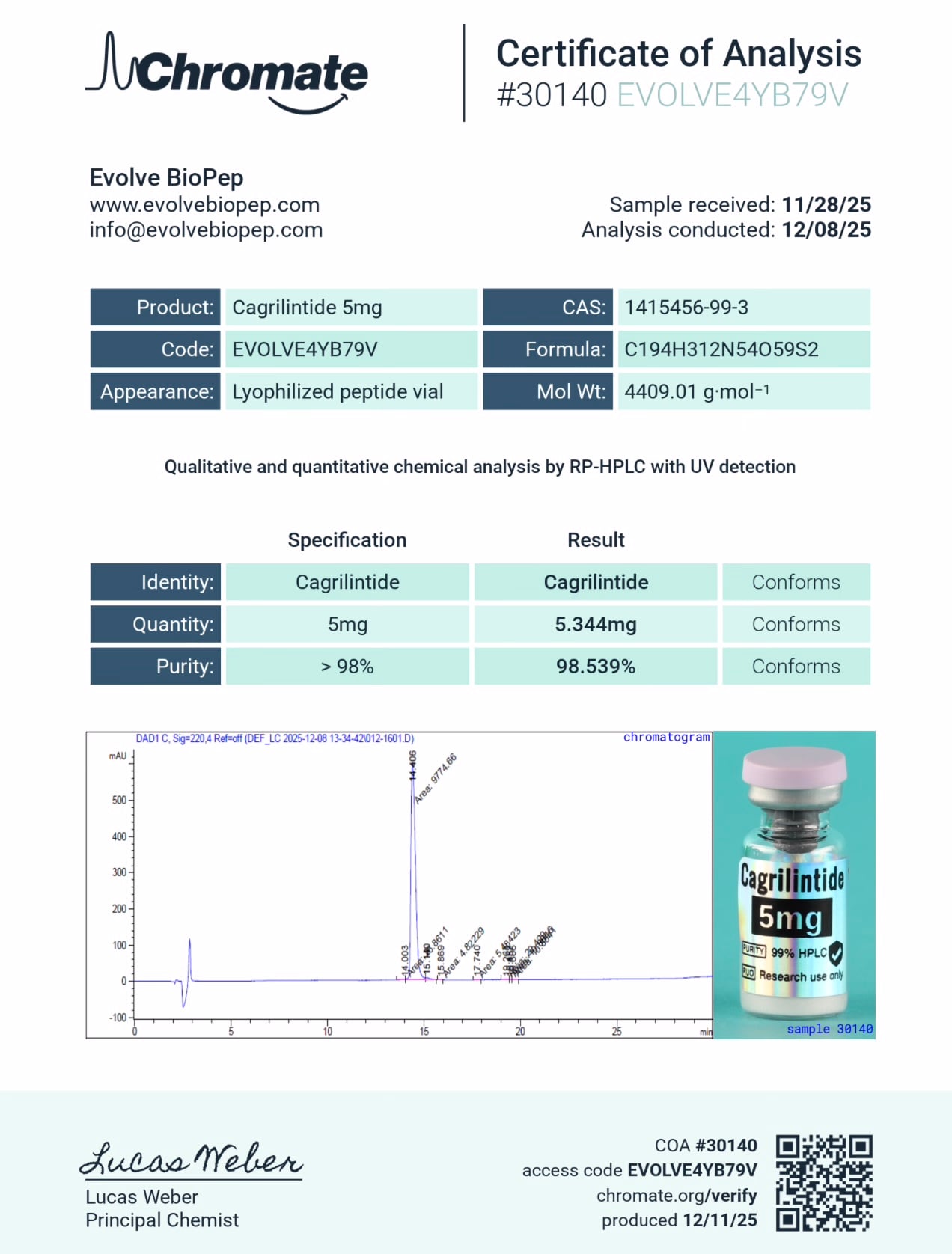 Cagri 5mg (unpretty pucks) Research Peptide - Image 4